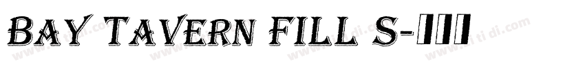 Bay Tavern FILL S字体转换